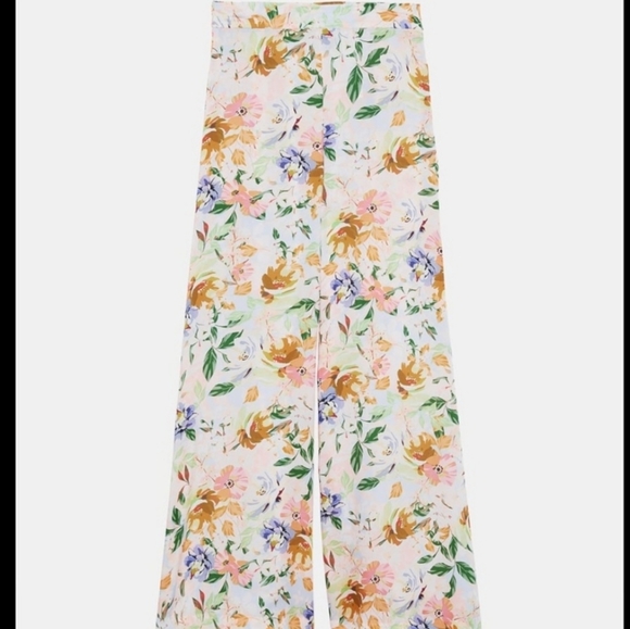 Zara floral pant - Picture 9 of 12